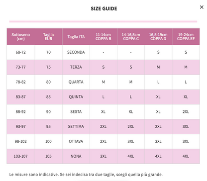 GISELLA - Reggiseno push-up senza cuciture