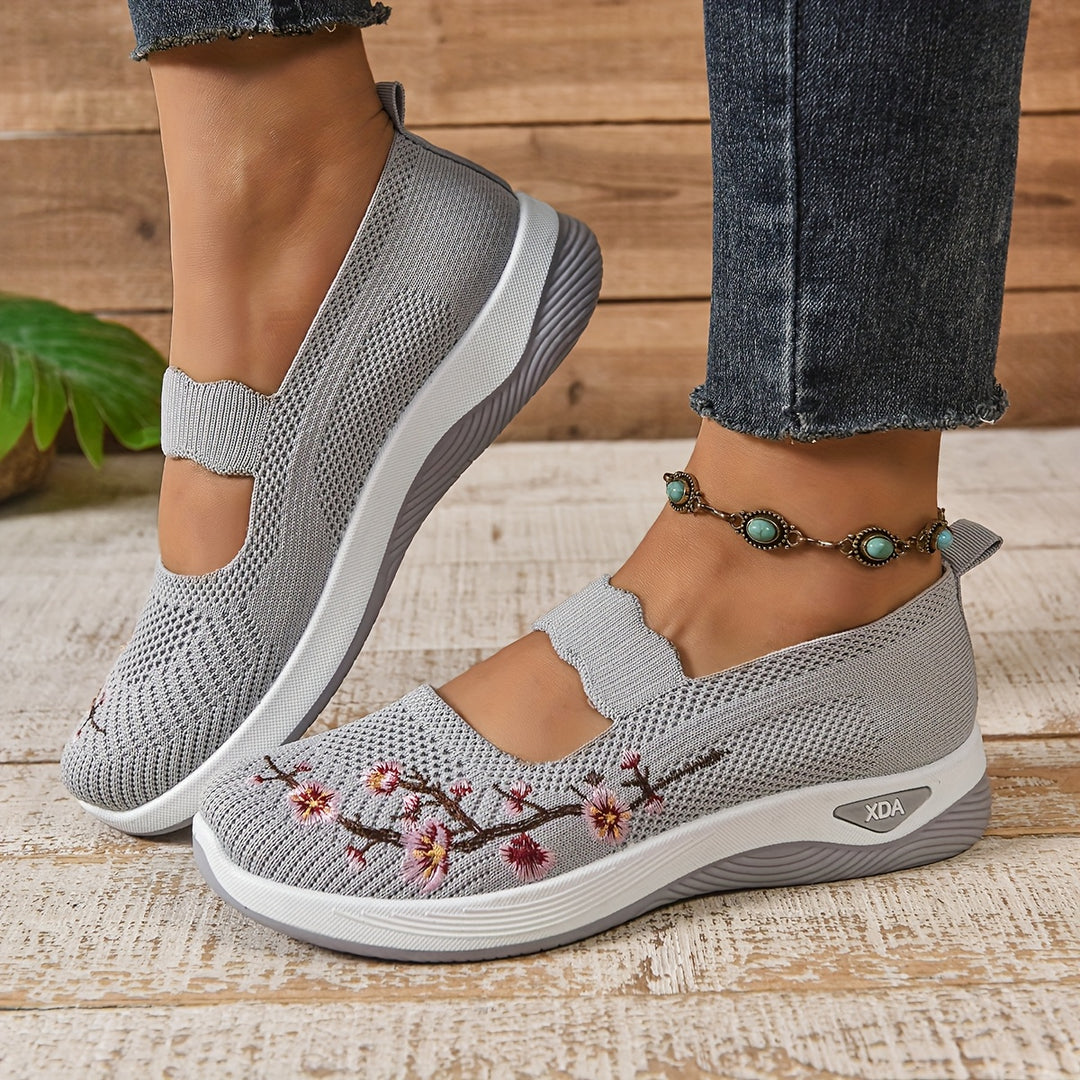 ROSANIA - Ballerine con ricamo floreale