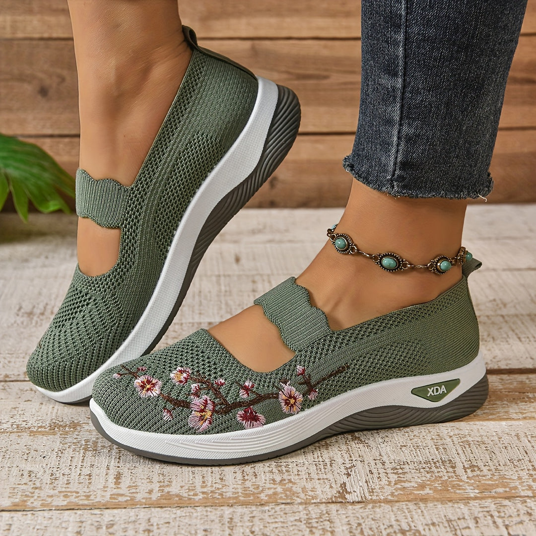 ROSANIA - Ballerine con ricamo floreale