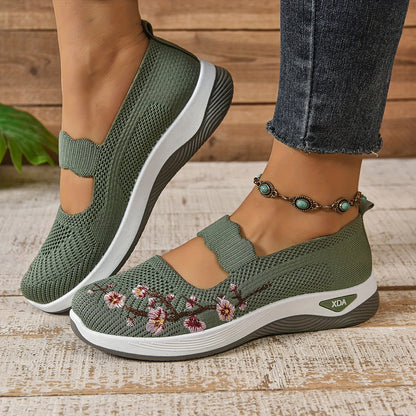 ROSANIA - Ballerine con ricamo floreale
