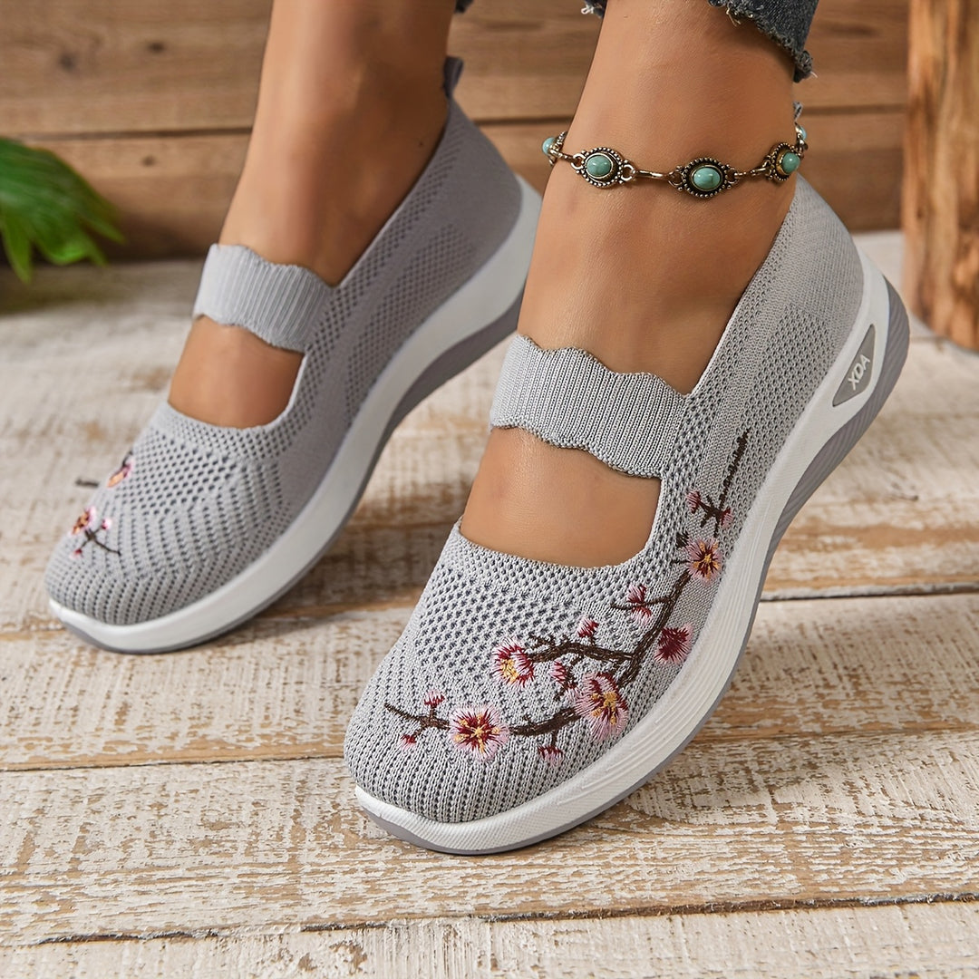 ROSANIA - Ballerine con ricamo floreale