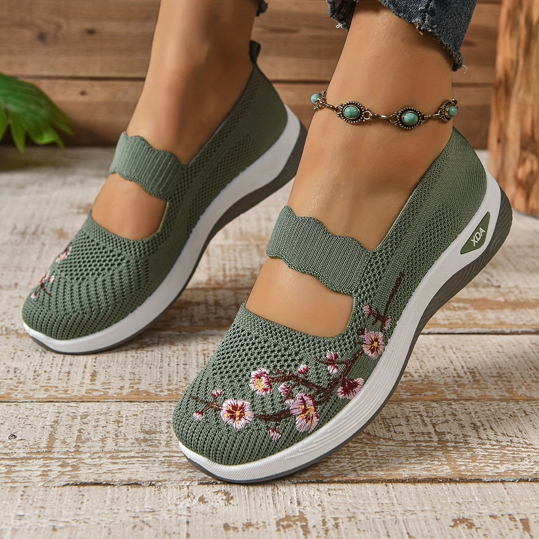 ROSANIA - Ballerine con ricamo floreale