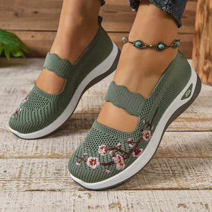 ROSANIA - Ballerine con ricamo floreale